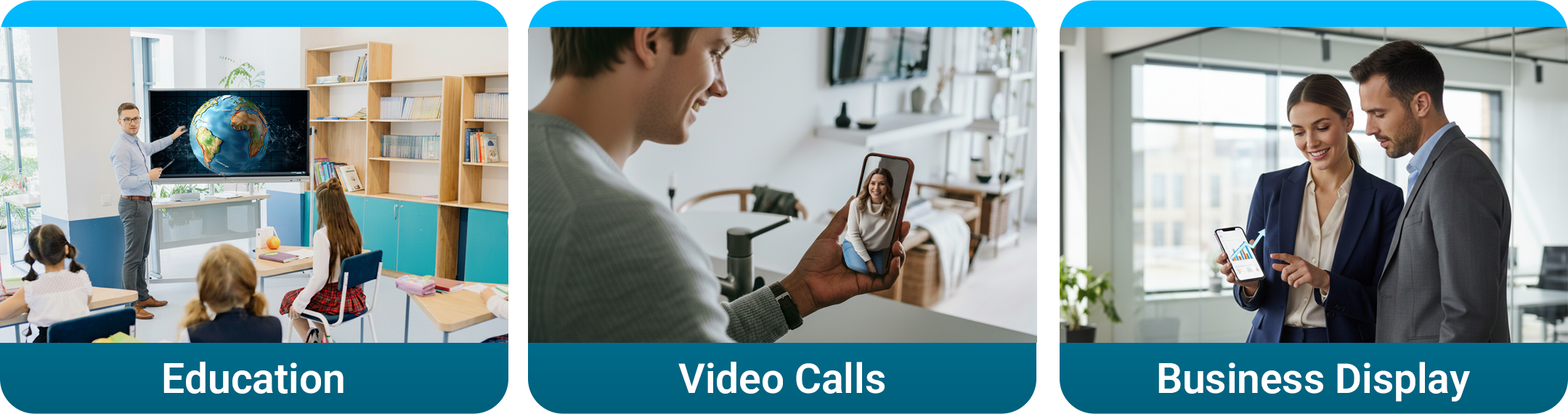 Education, Video Calls, Business